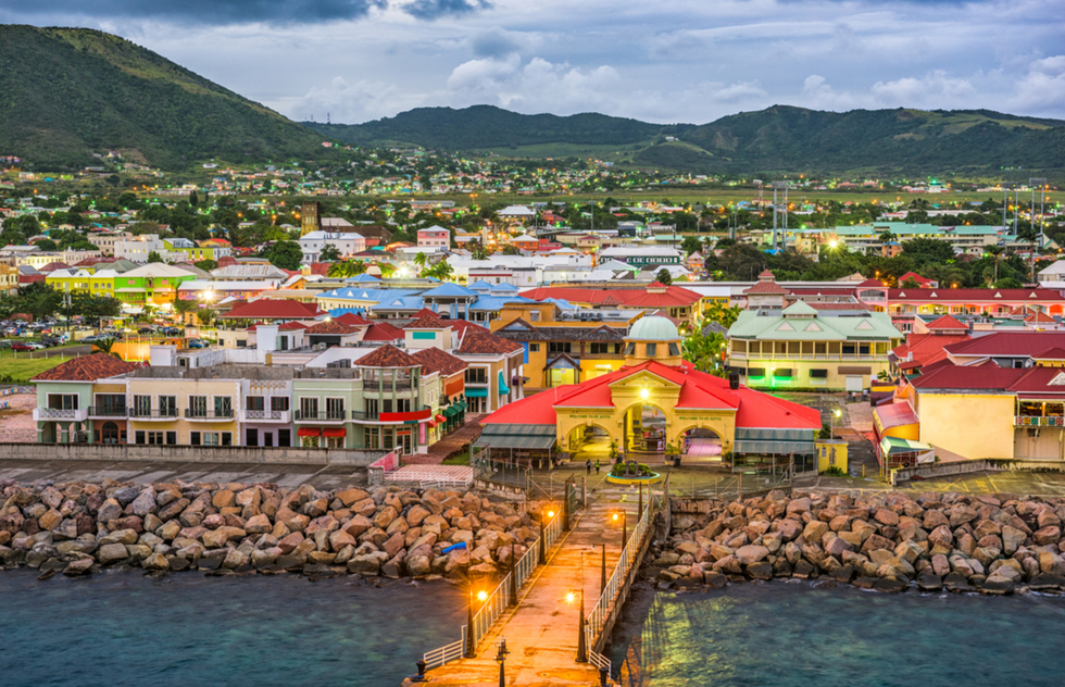 Best Caribbean ports for getting a resort day pass: Basseterre, St. Kitts