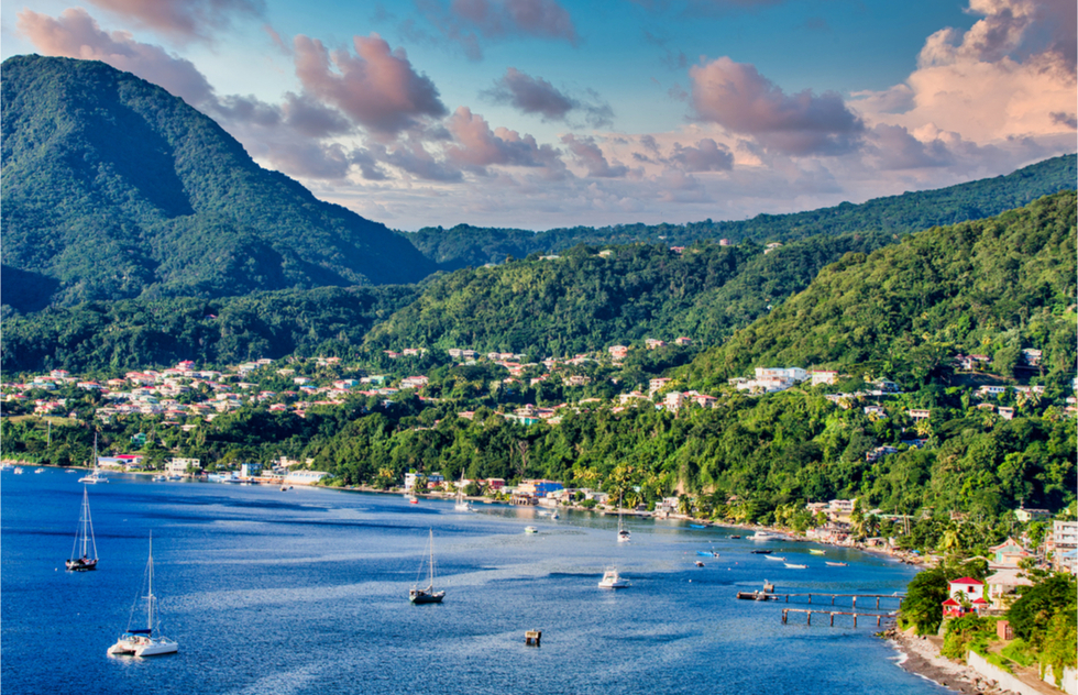 Caribbean cruise ports where it's worth getting a resort day pass: Roseau, Dominica