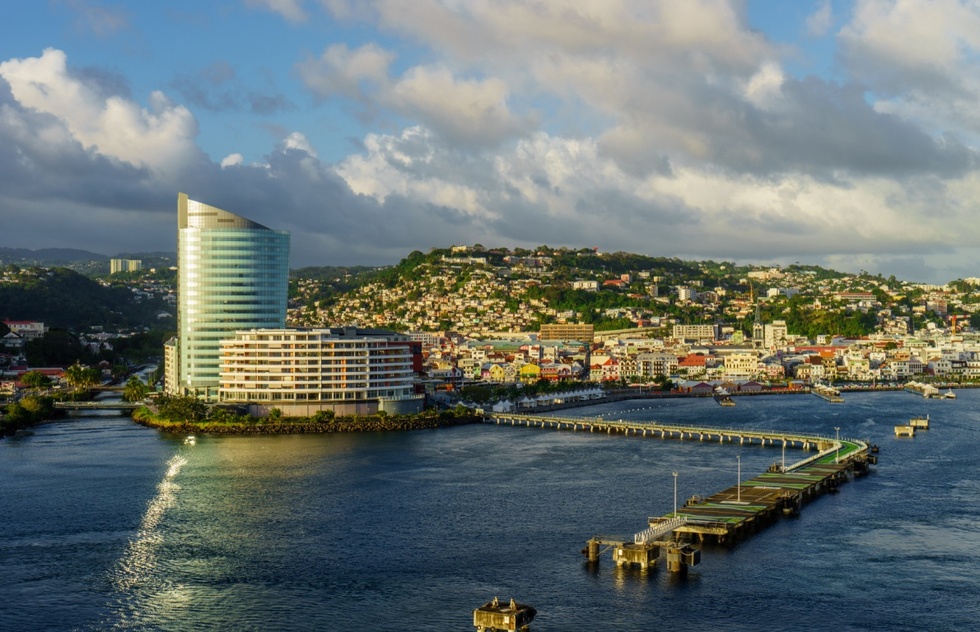 Caribbean cruise ports where you should get a resort day pass: Fort-de-France, Martinique